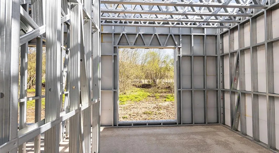 Light gauge steel load-bearing wall frames with window openings