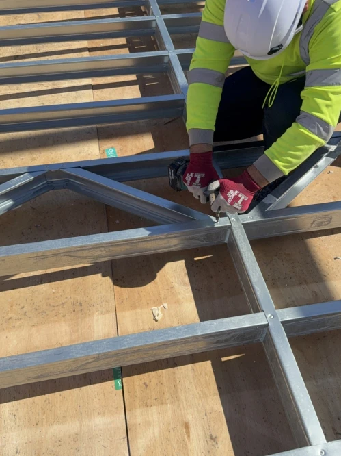 Ballards Lane, light gauge steel frame construction photo 6
