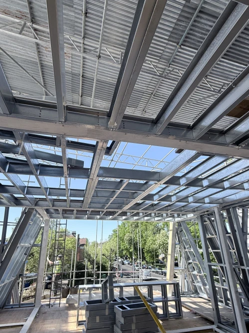 Ballards Lane, light gauge steel frame construction photo 19
