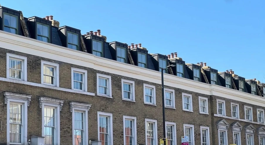 Old Kent Road, London SE1, terrace elevation